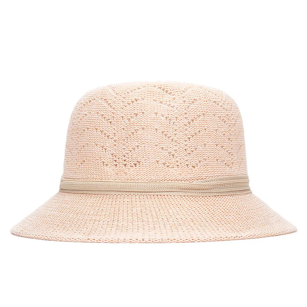 Magik Women Lady Summer Breathable Sun Braided Trim Straw Bowler Cap Cloche Hat