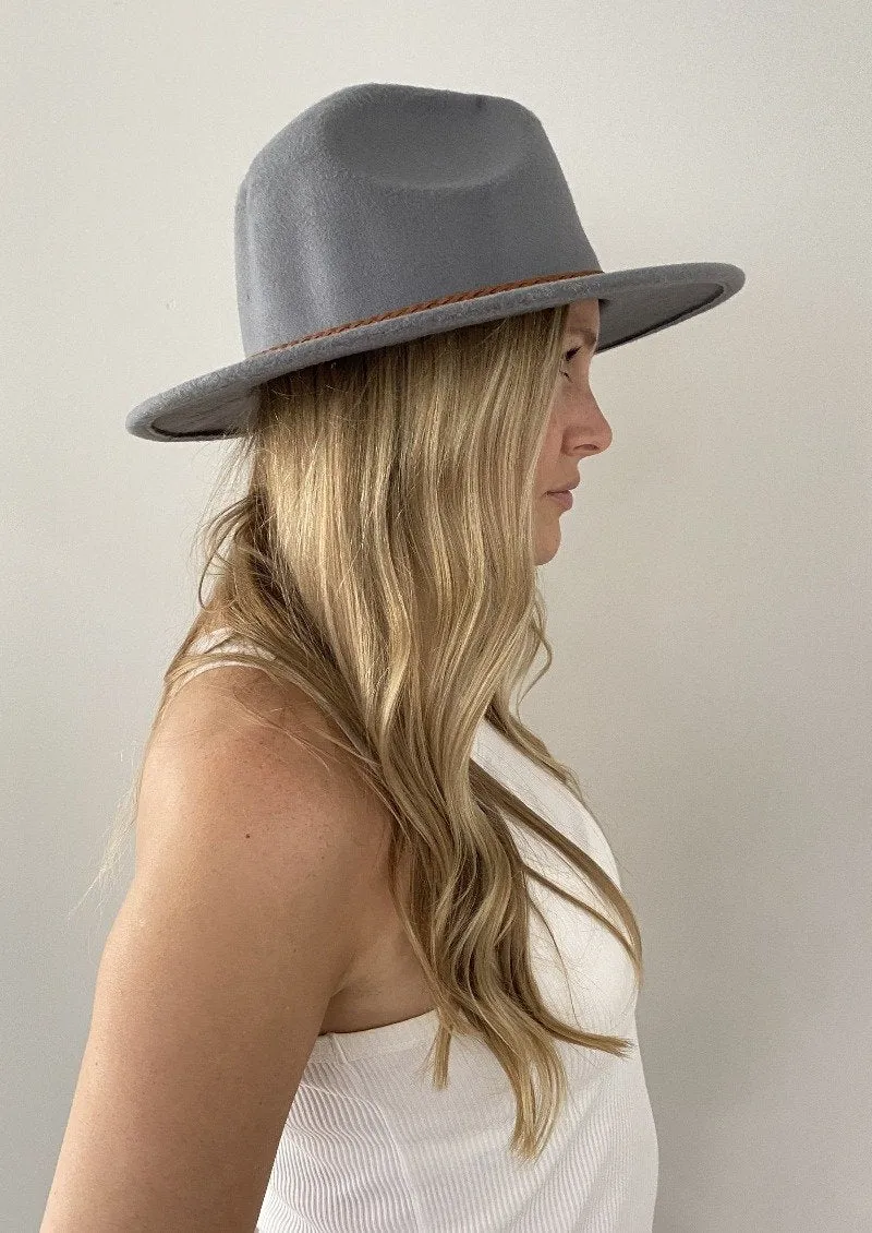 Manhattan Women's Wide Brim Fedora Hat