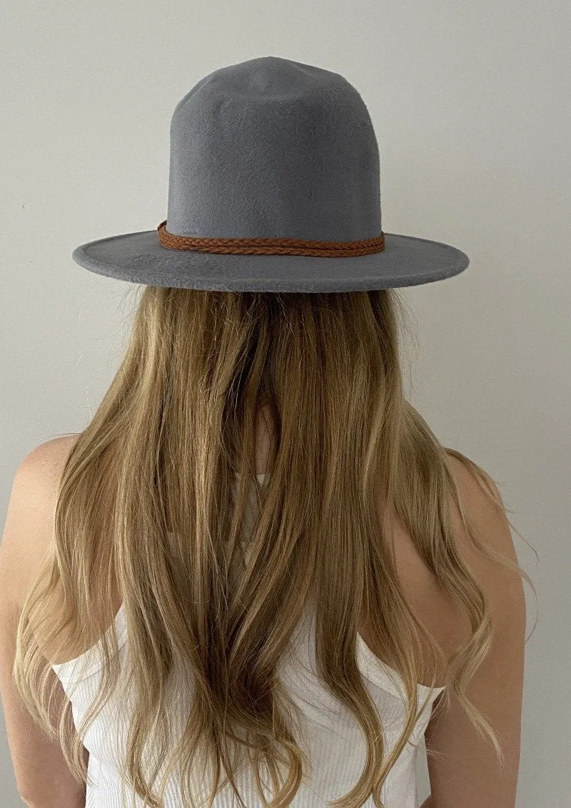 Manhattan Women's Wide Brim Fedora Hat