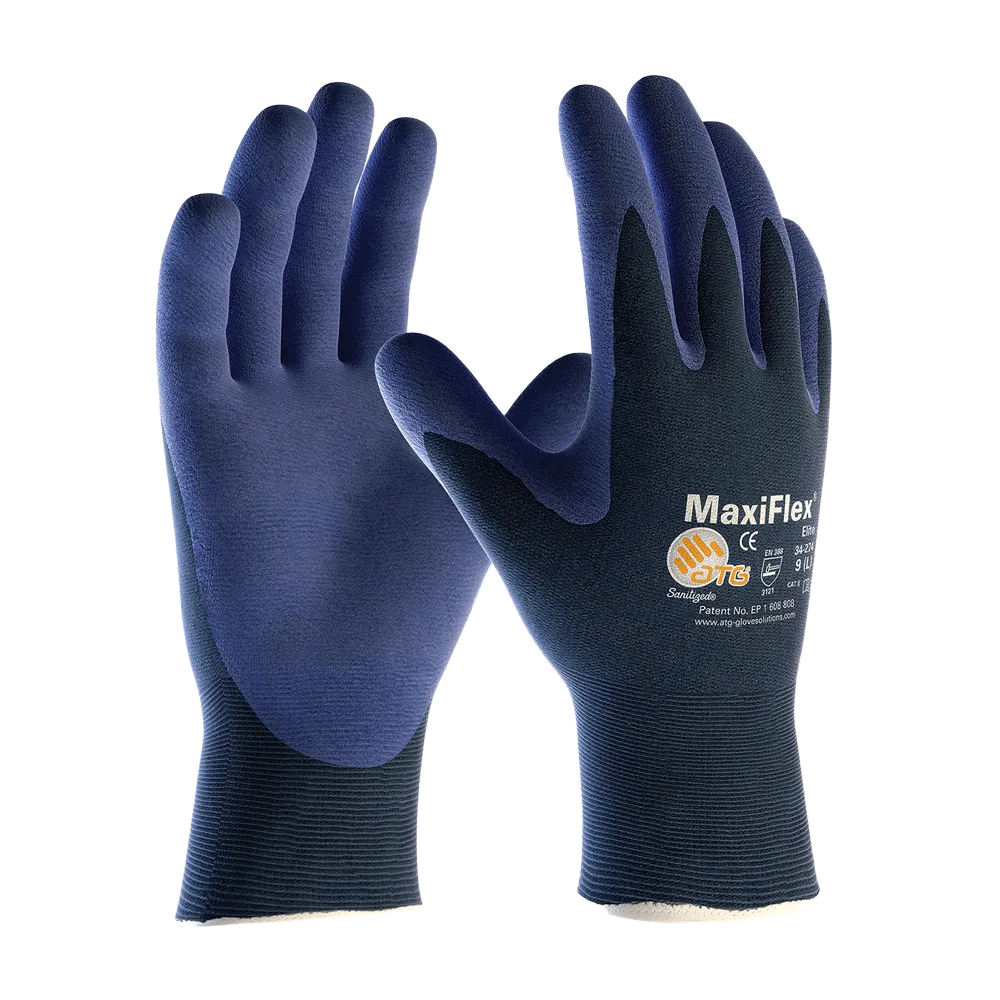 MaxiFlex® Ultimate Elite™ 34-274 Ultra Light Weight Nitrile Coated Work Gloves