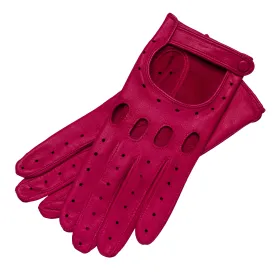 Messina Hot Pink Leather Gloves