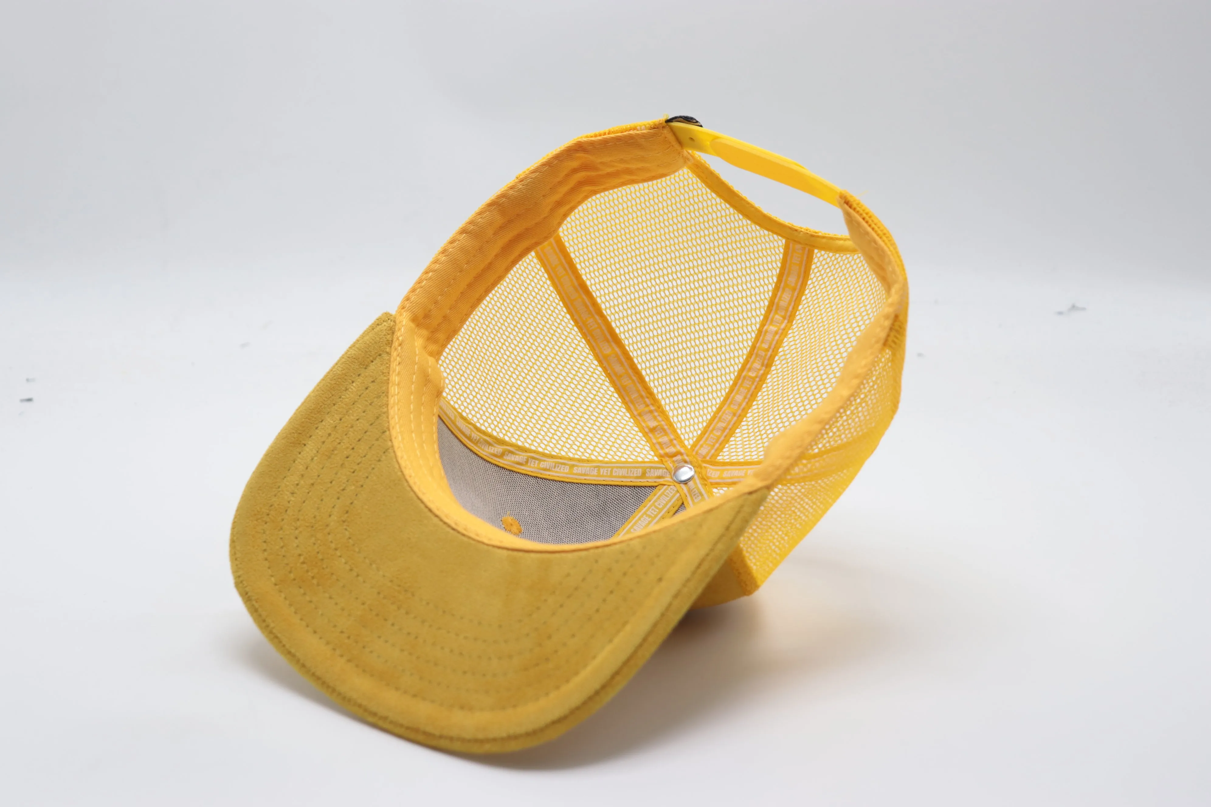 Mustard Suede Hat - Trucker Hat