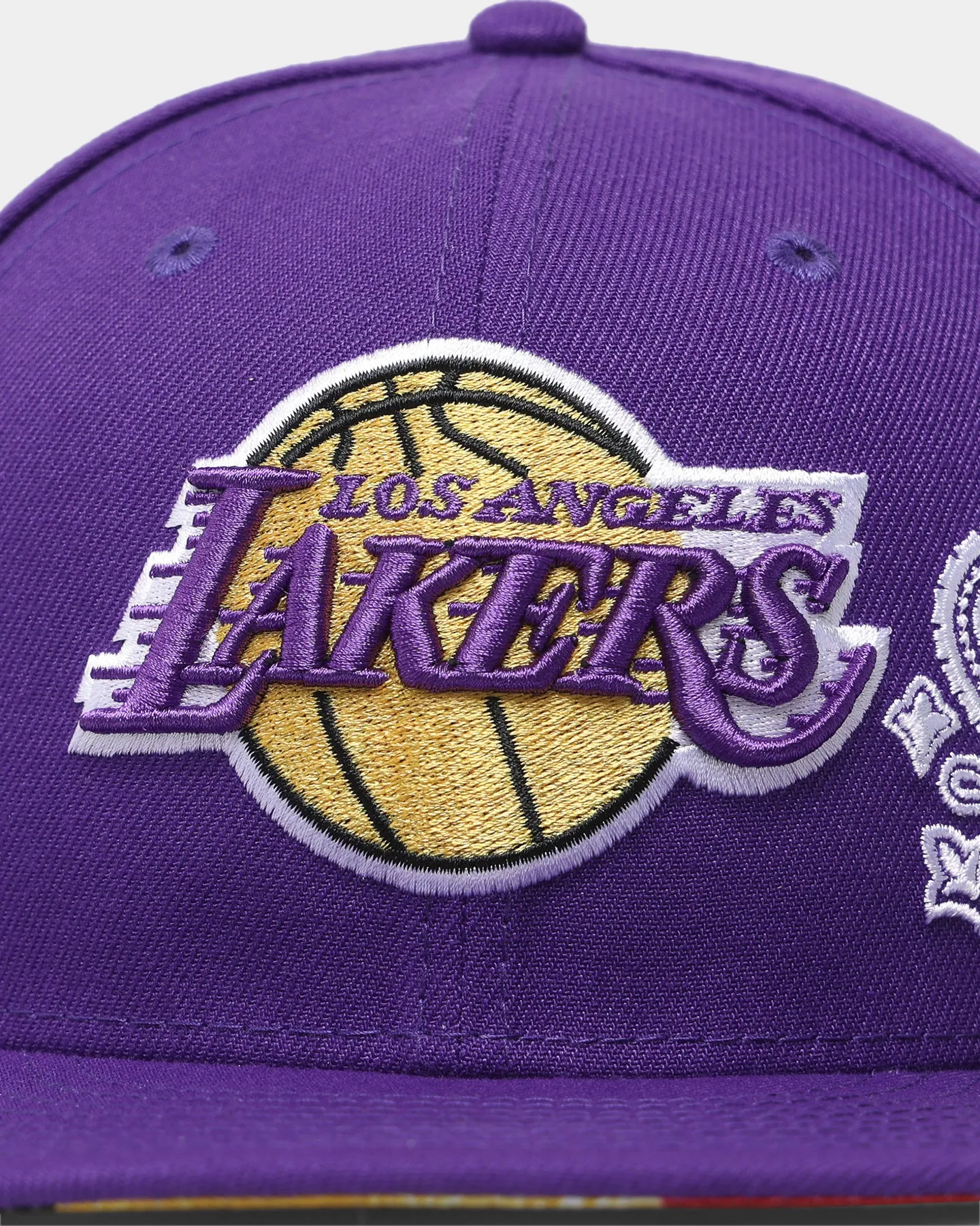 New Era Los Angeles Lakers 'Patchwork Paisley Undervisor' 59FIFTY Fitted Purple