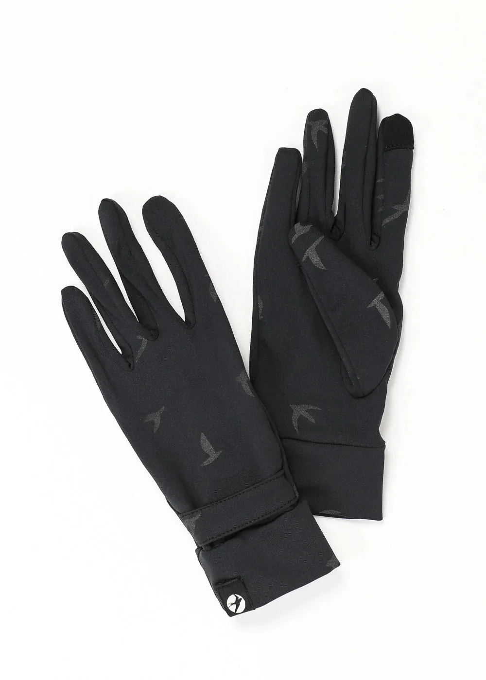 Oiselle | Firecracker Reflective Gloves | Women's | Black