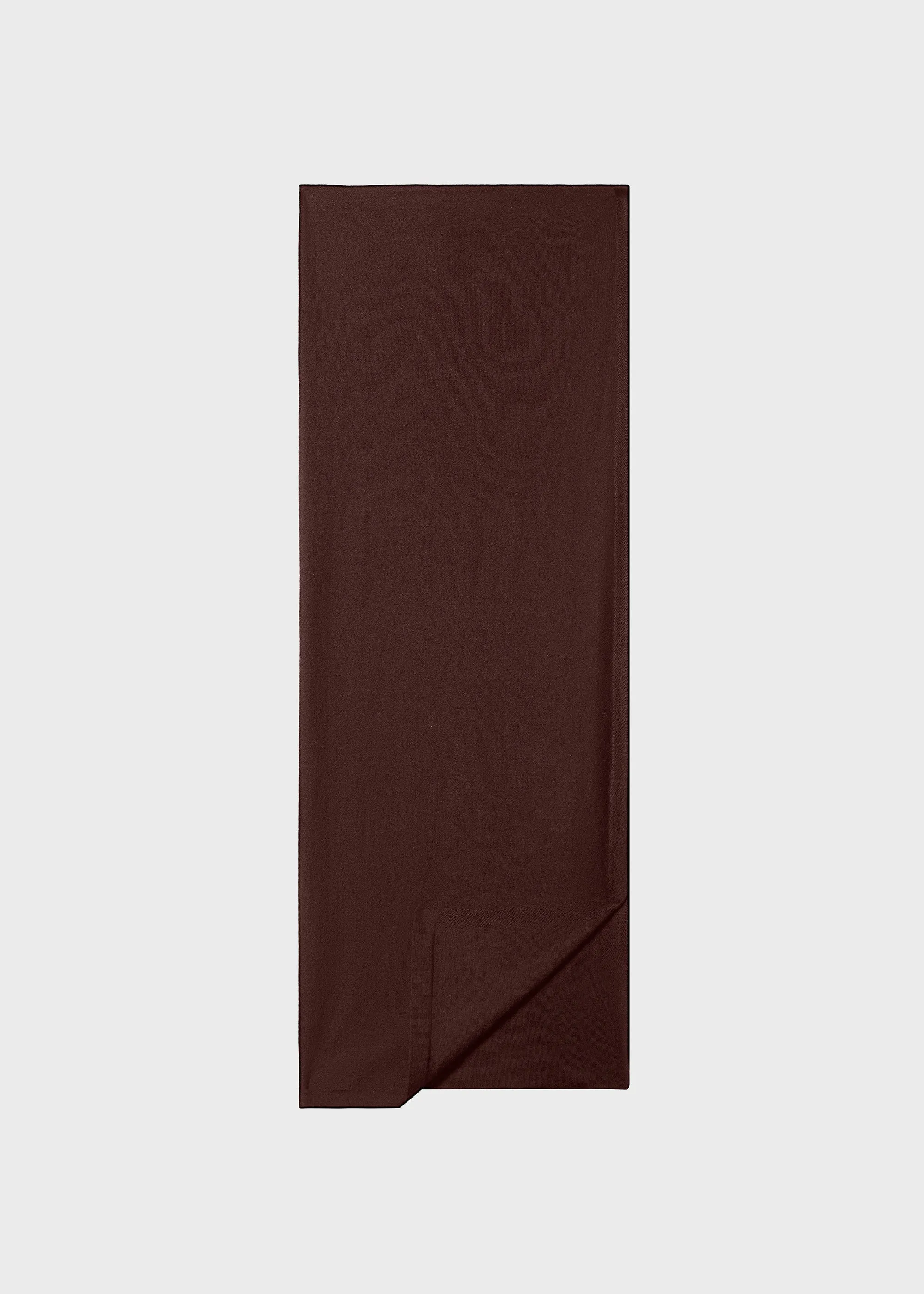 Oversized Fine Cashmere Scarf - Chocolate