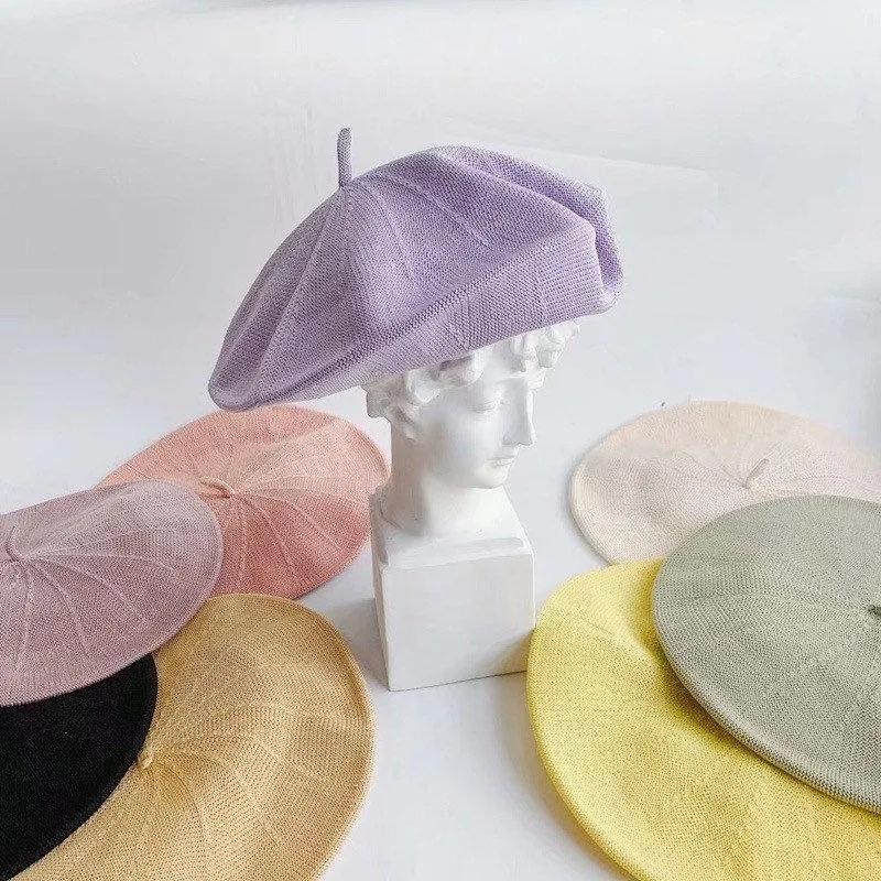 Oversized Summer Beret for Women and Girls