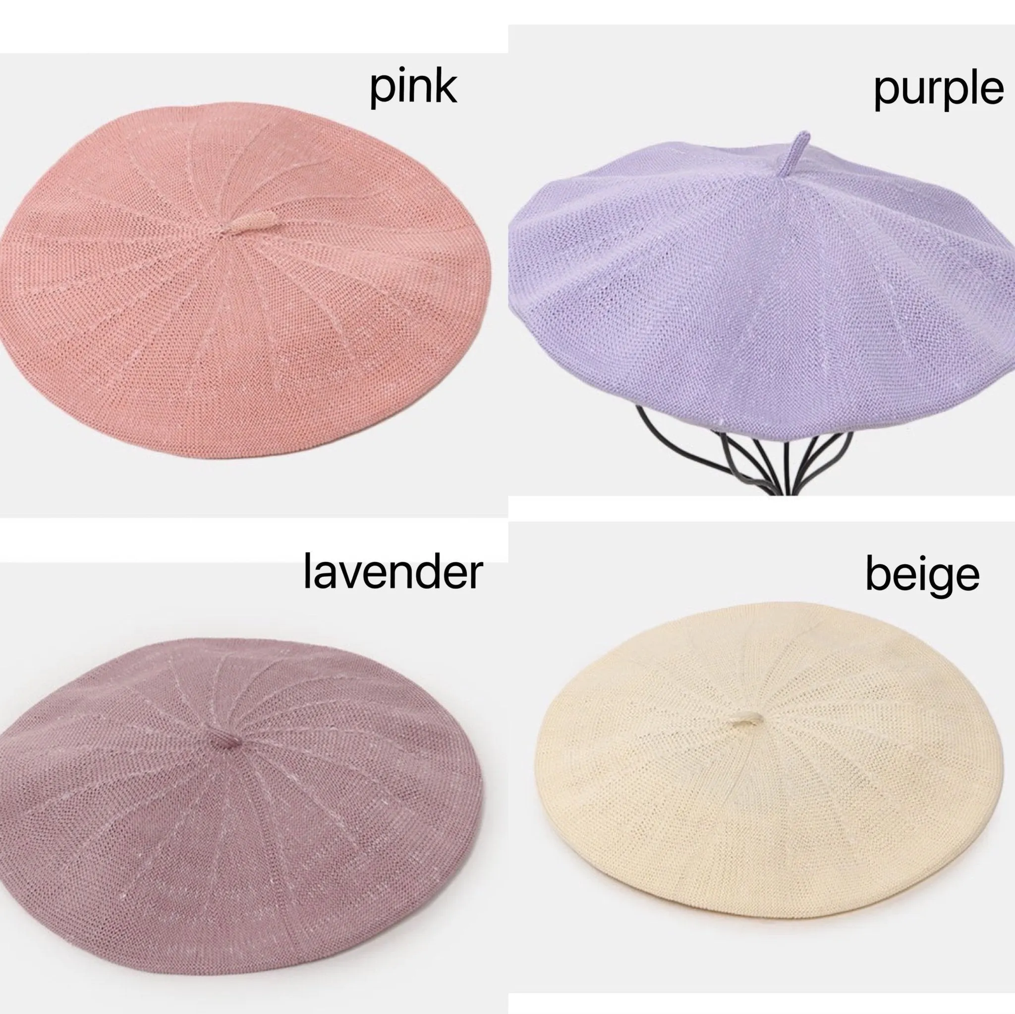 Oversized Summer Beret for Women and Girls