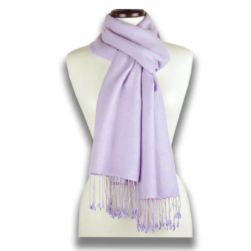 PASHMINA SCARF - Lavender - 78x28"