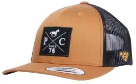 PC 2-Tone Trucker Hat, Caramel/Black