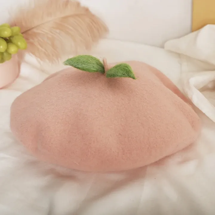 Peach Beret AD12228