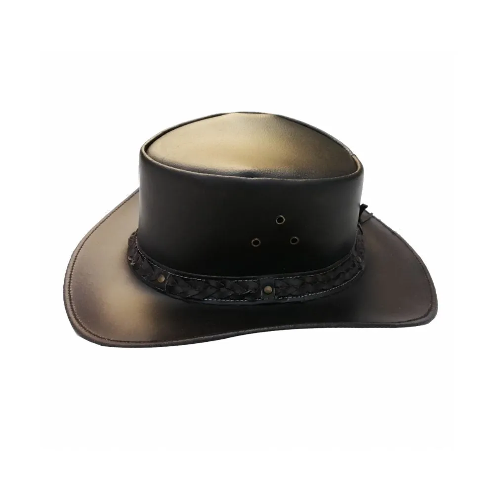 Ranch Wear Cowboy Leather Hat