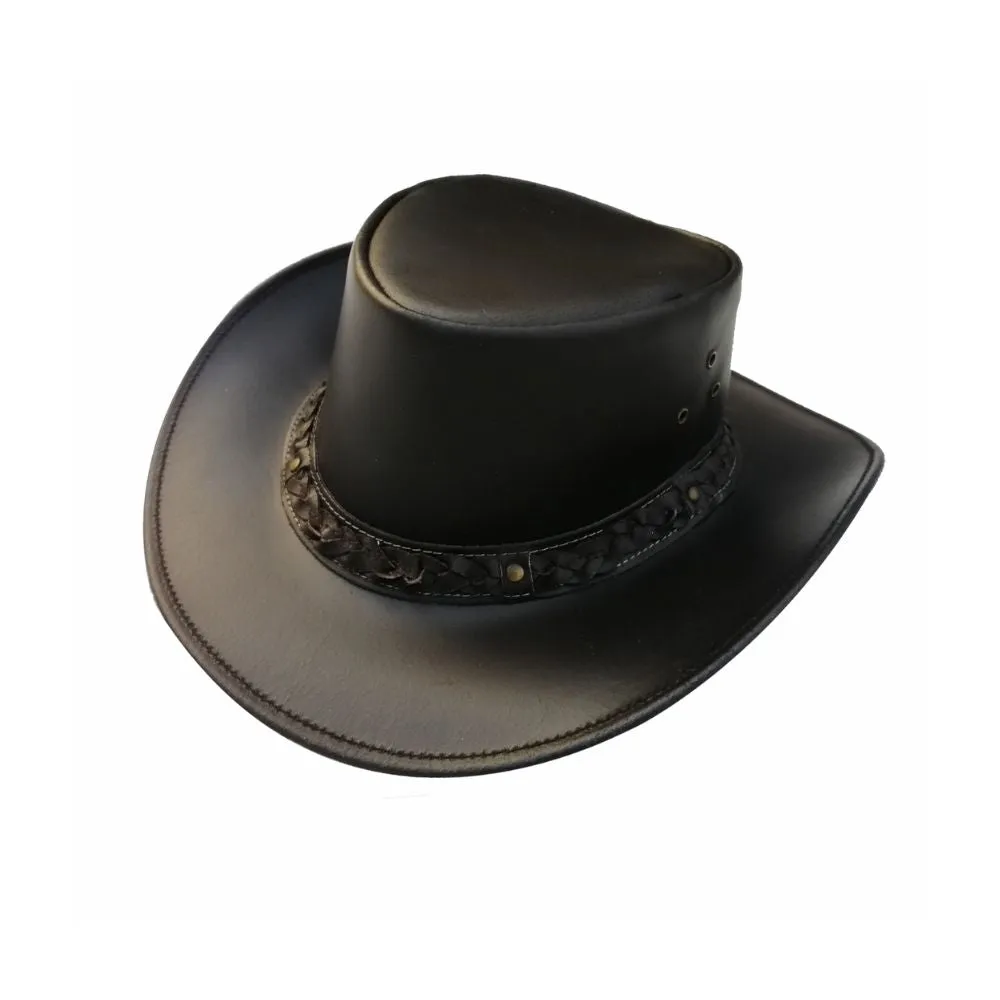 Ranch Wear Cowboy Leather Hat