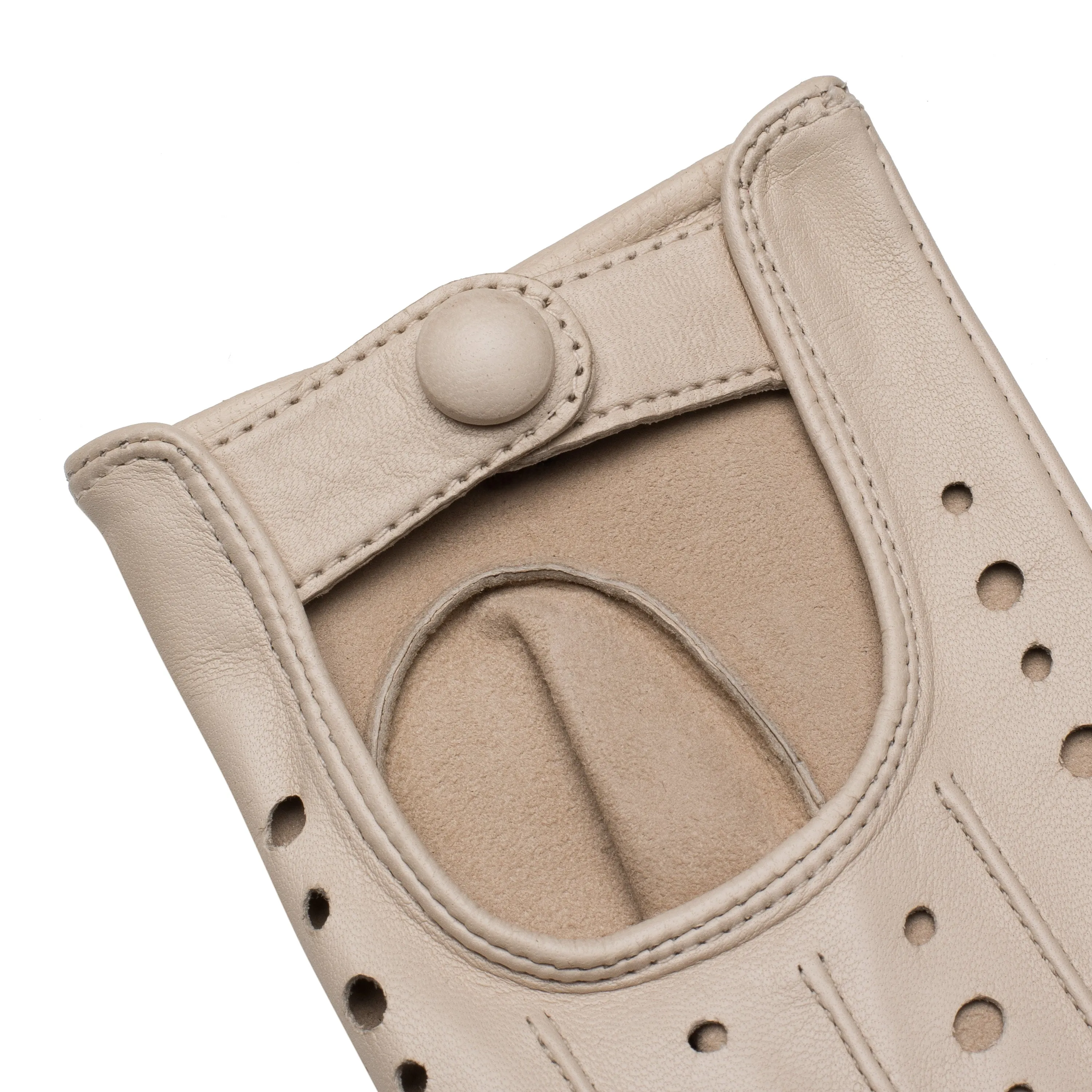 Rimini Creme Leather Gloves