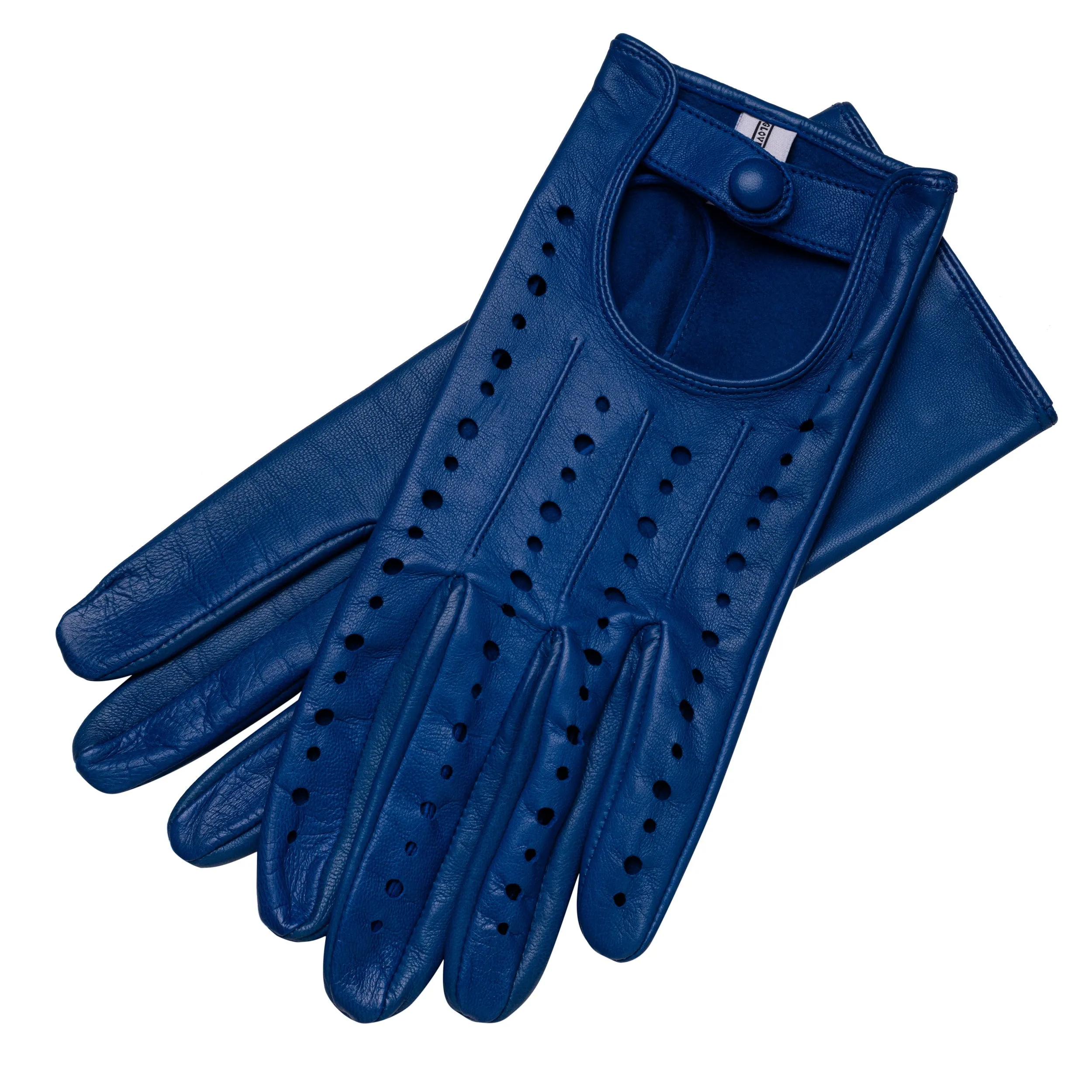 Rimini Royal Blue Leather Gloves