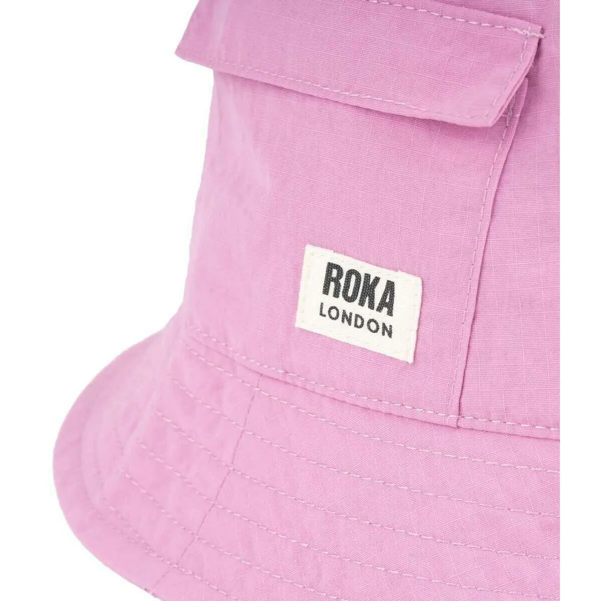 Roka Bedford Recycled Nylon Bucket Hat - Orchid Pink