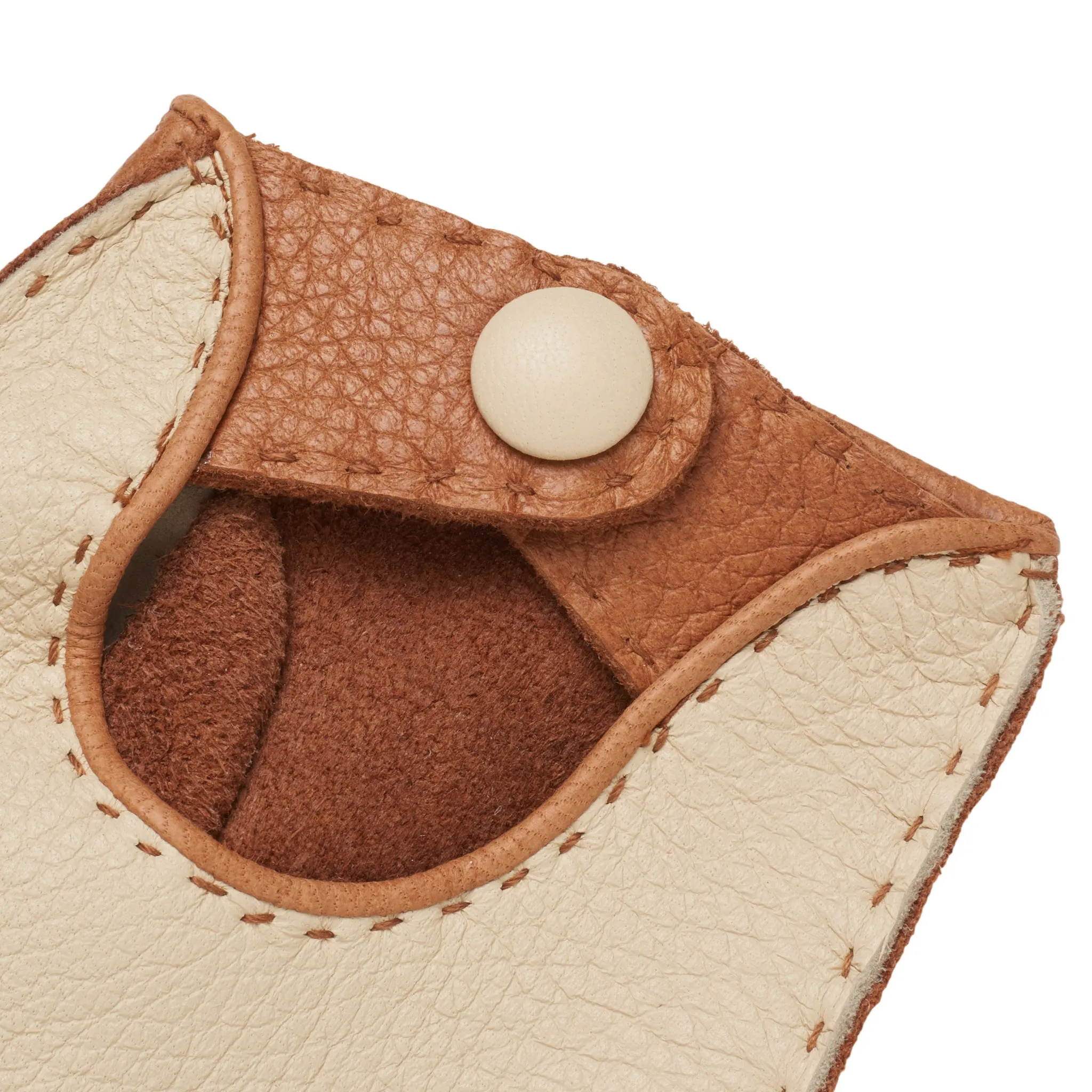 Rome Creme and Natural Deerskin Driving Gloves