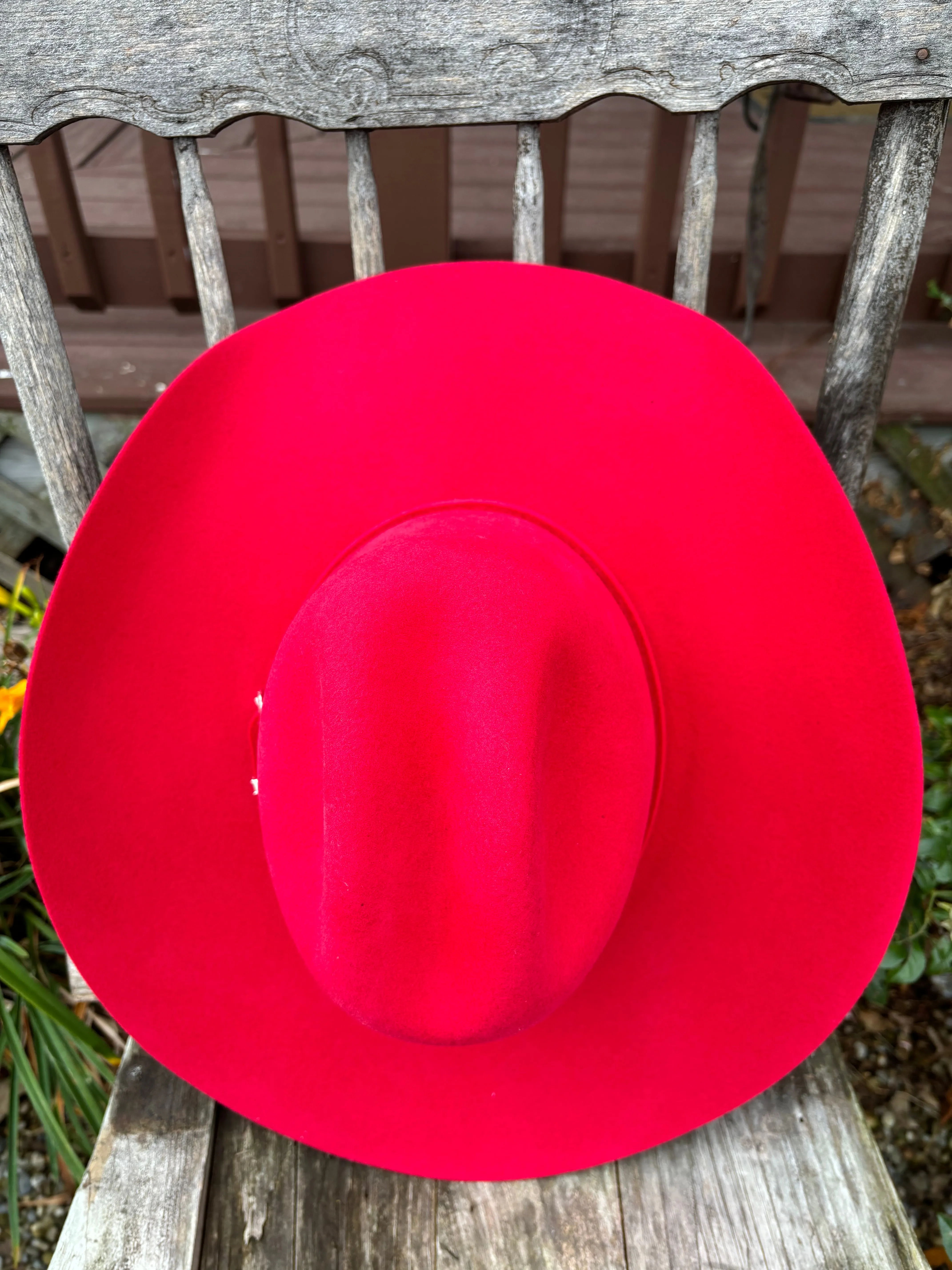 Serratelli Mesa Magenta Pure Wool Cowboy Hat