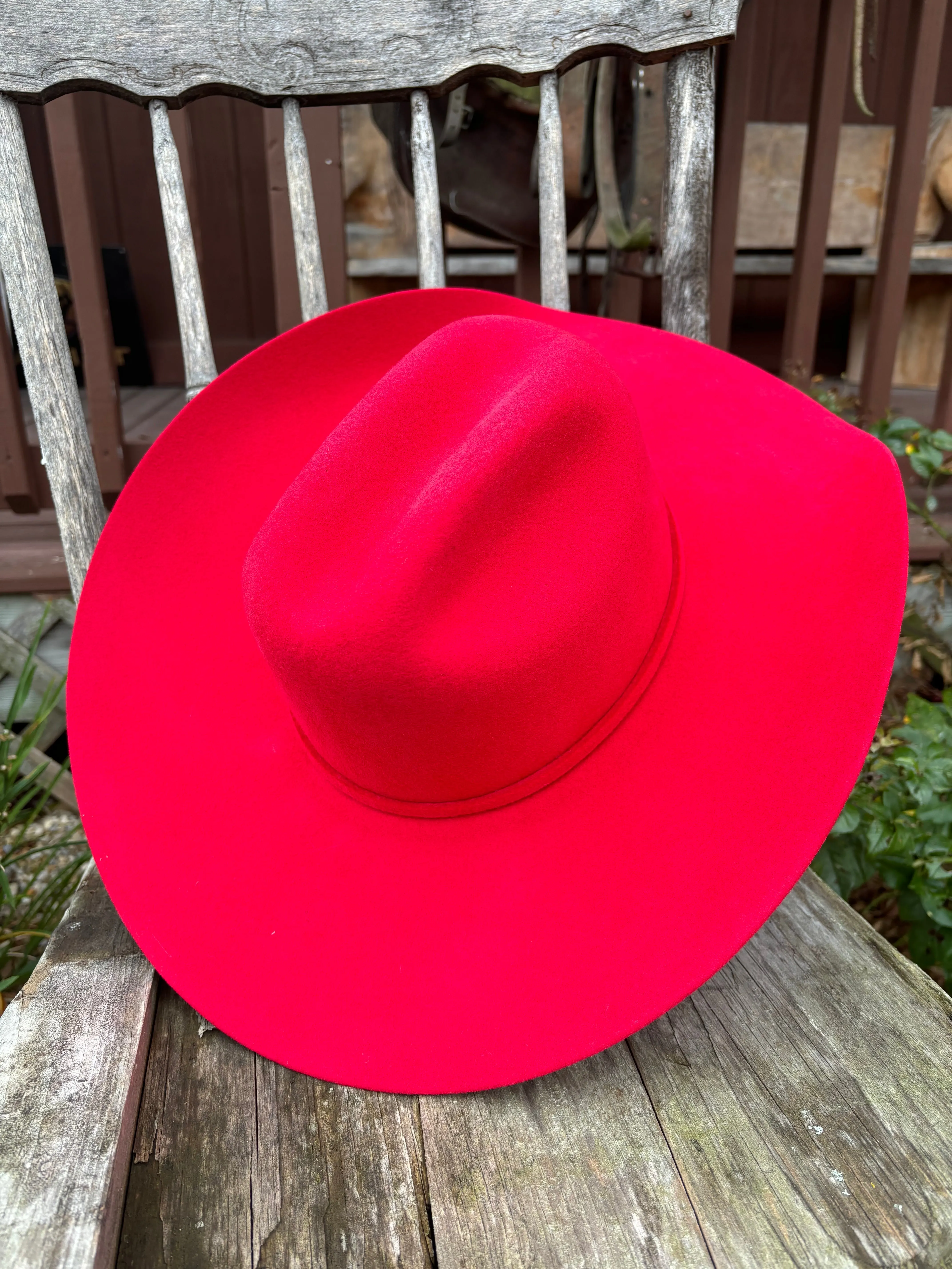 Serratelli Mesa Magenta Pure Wool Cowboy Hat