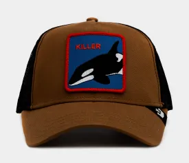 Shoe Palace Exclusive Whale Palace Trucker Mens Hat (Brown/Black)