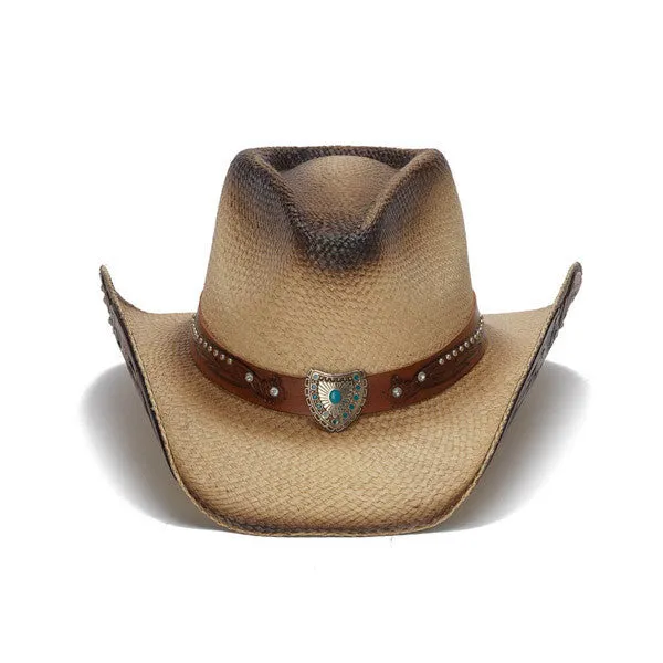 Stampede Hats - Turquoise Wings and Rhinestone Western Hat