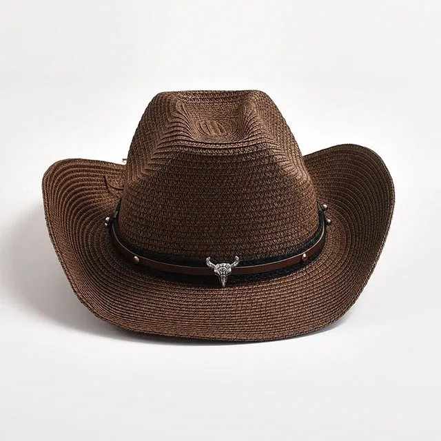 Straw Western Cowboy Hat