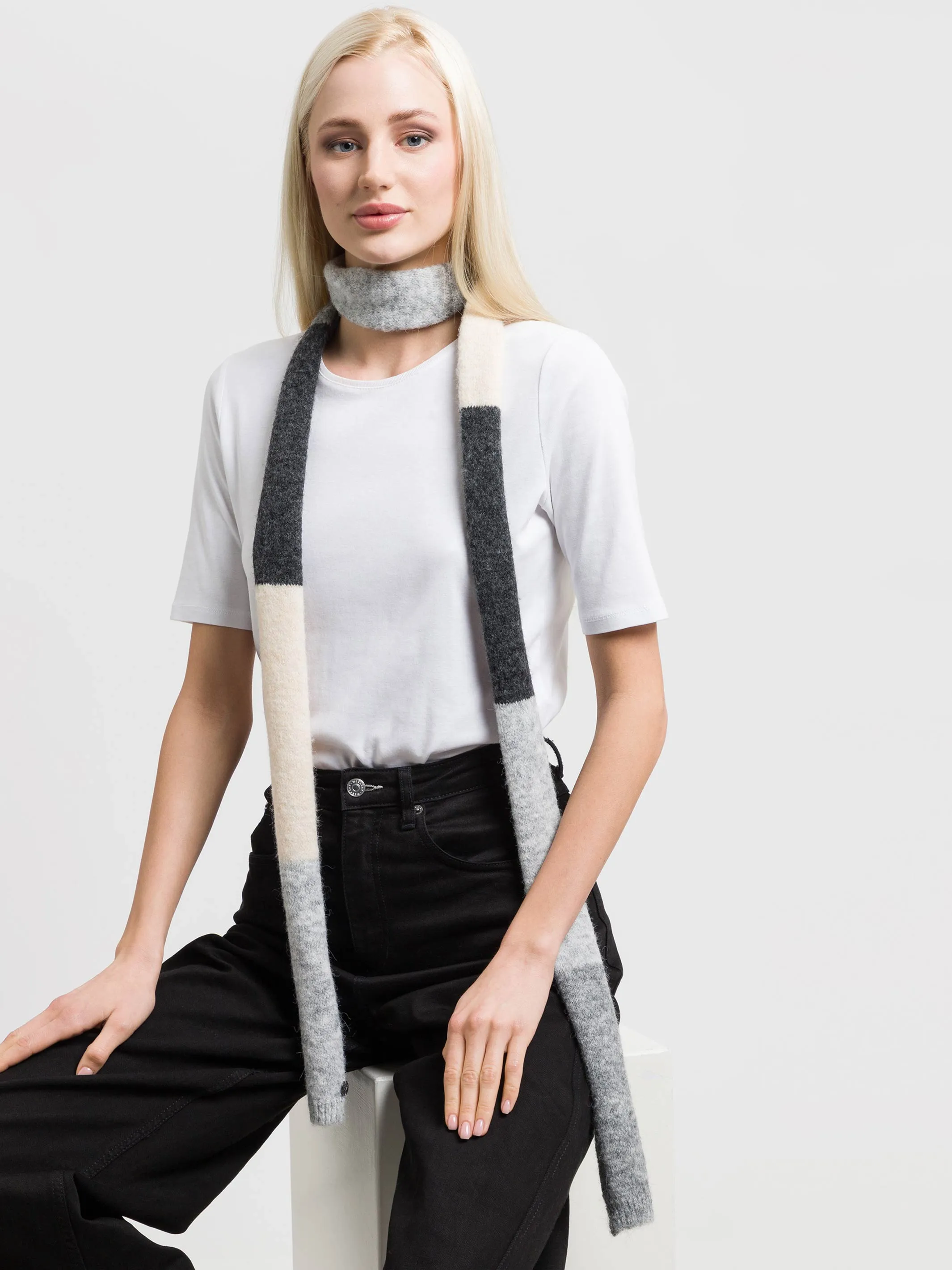 Sustainability Edition Recycled Long and Skinny Scarf