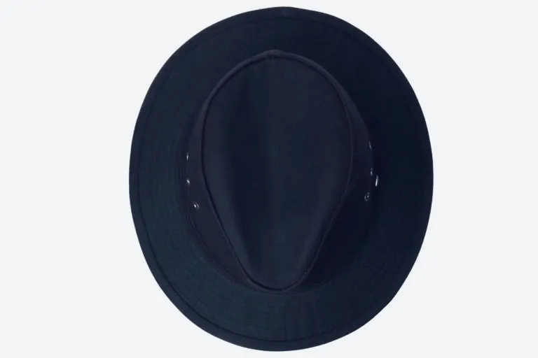 The Milford Cotton Oilskin Bucket Black Small - Last one