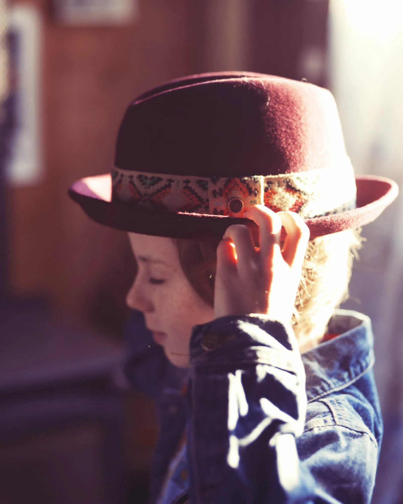 The New Shine Felt Hat - KIDS - BLACK