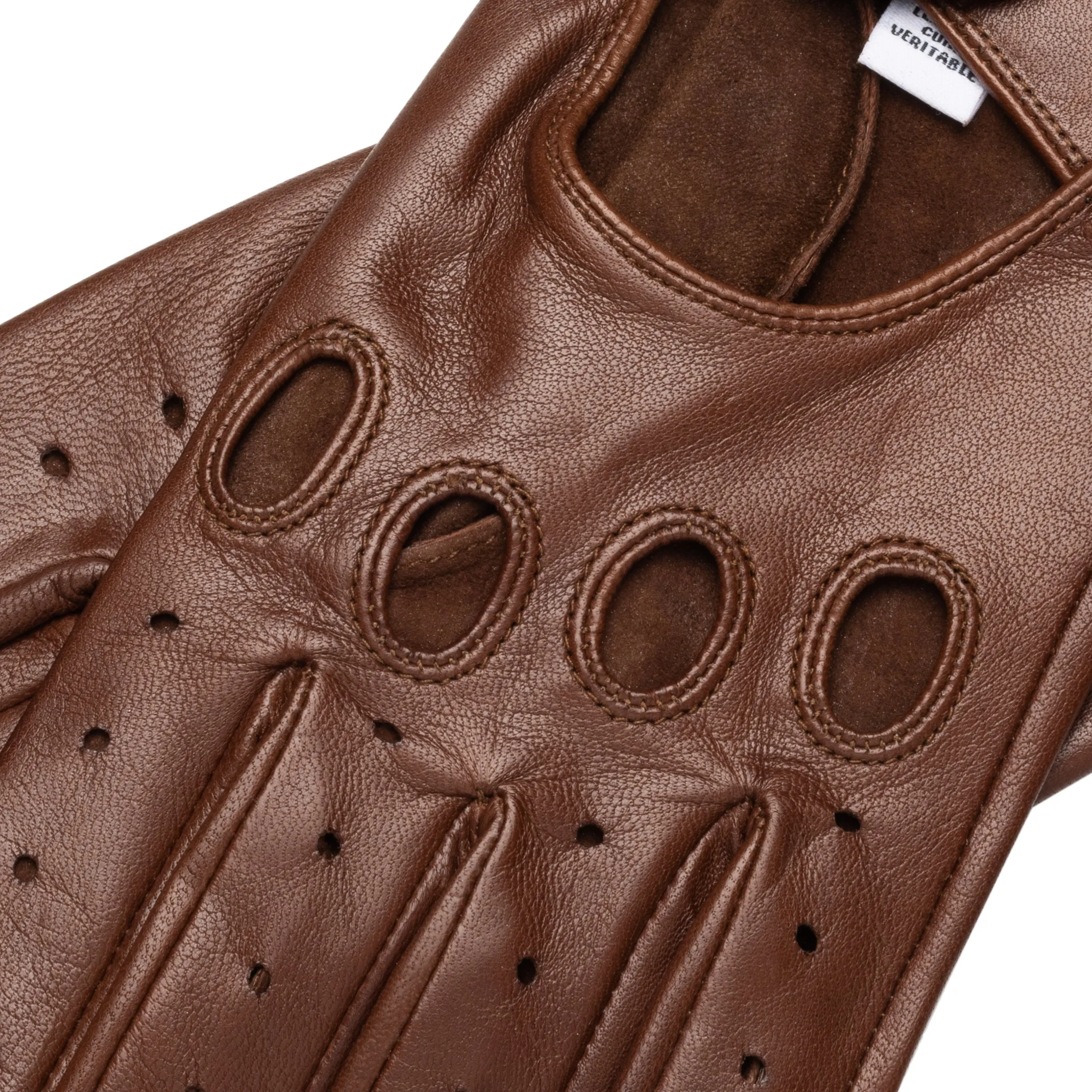 Trento Saddle brown driving gloves