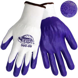 Tsunami Grip® 500 Purple Nitrile Grip Gloves by Global Glove