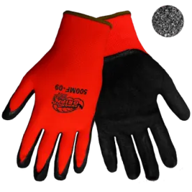 Tsunami Grip® 500MF Nitrile Coated Work Glove With Black Mach Finish on 13 gauge nylon shell