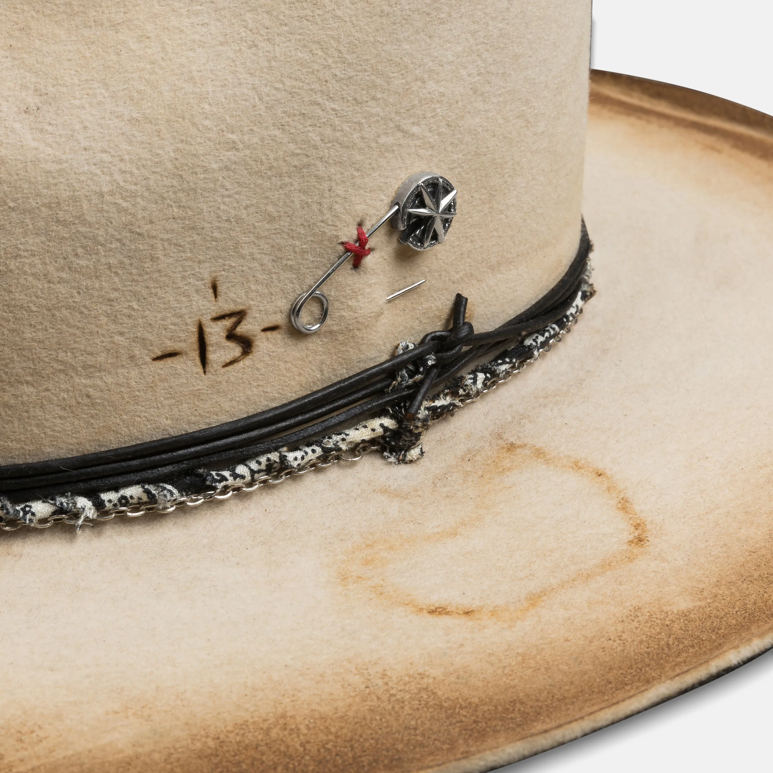 Vintage Charm Distressed Fedora Hat