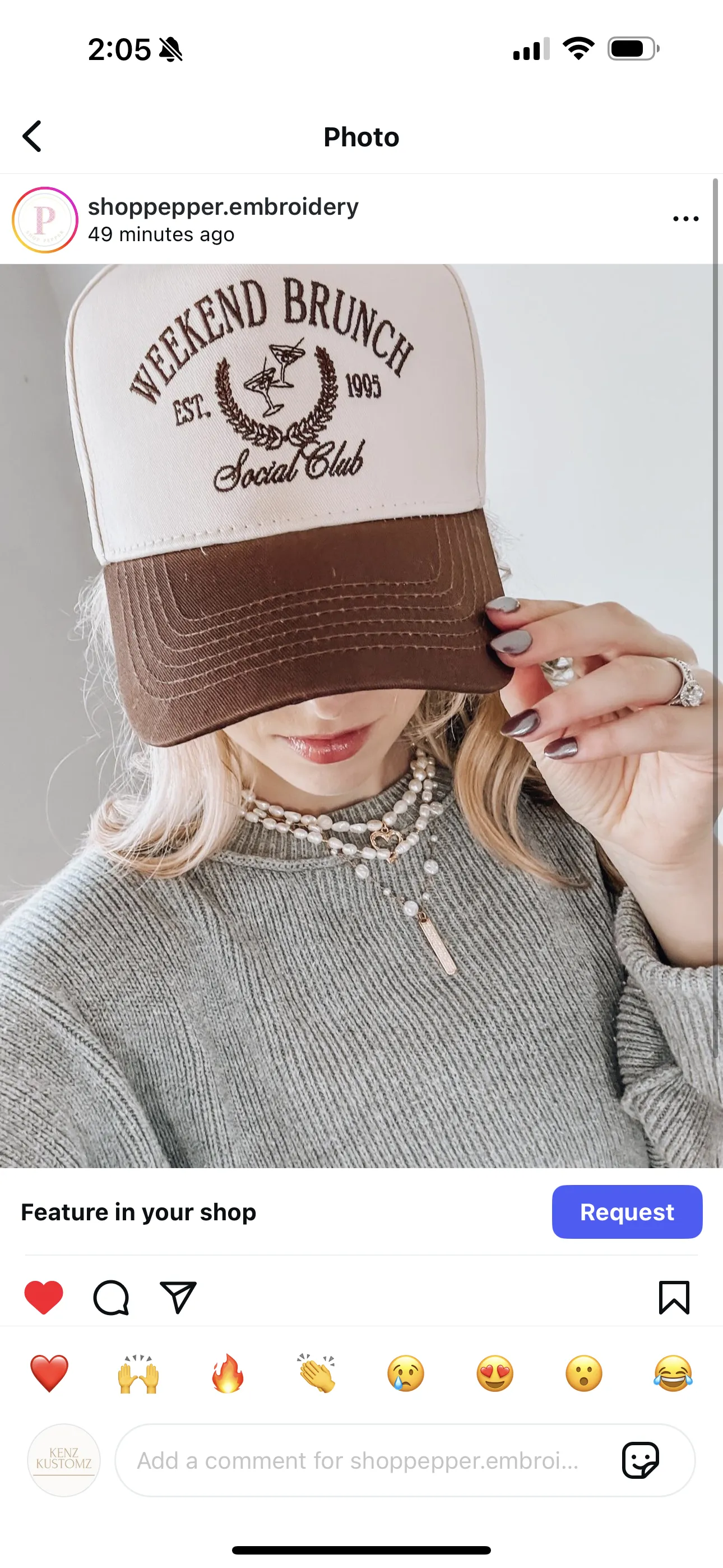 Weekend Brunch Club - Brown Vintage Trucker Hat