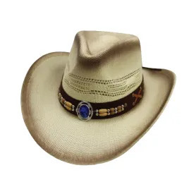 Western Double Beaded Cowboy Hat