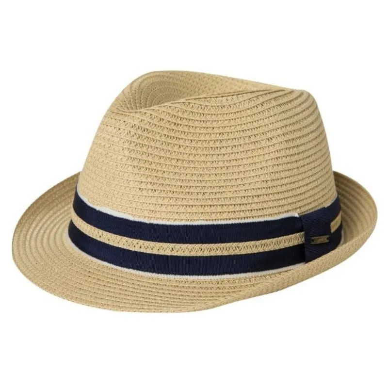 Wide Brim Summer Straw Fedora Beach Hat