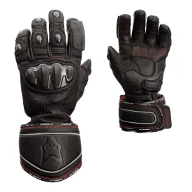 Wolf Titanium Outlast CE Waterproof Leather Gloves - Black